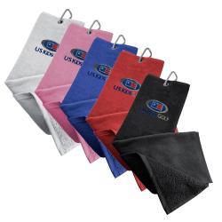 US Kids Golf Velours Handtuch