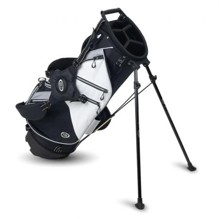 U.S. Kids Golf Tour Series Stand Bag, TS51 / 130-137cm, schwarz/weiß