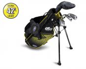 U.S. Kids Golf UL7 Starterset Ultralight UL42, 107-115cm, RH, schwarz/gelb