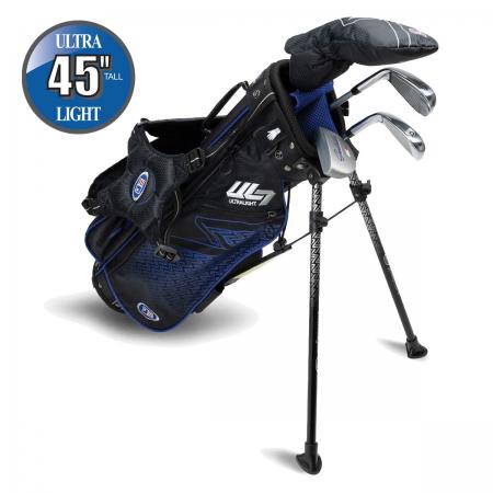 U.S. Kids Golf UL7 Starterset Ultralight UL45, 115-122cm, RH, schwarz/blau