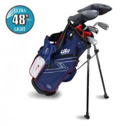 US Kids Golf UL7 Starterset Ultralight UL48 5teilig 122130cm RH navyrot