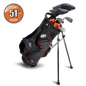 U.S. Kids Golf UL7 Starterset Ultralight UL51, 130-137cm, LH, schwarz/orange