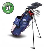 U.S. Kids Golf UL7 Starterset Ultralight UL57, 145-152cm, RH, 7-teilig, navy/rot