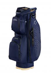 Sun Mountain Cartbag H2NO C100 WP, navy/gold/weiß