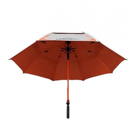 Sun Mountain H2NO Chrome Automatik UV-Golfschirm, chrome/orange
