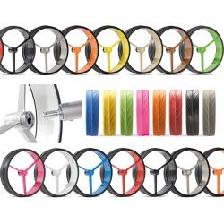 JuCad ZusatzErsatzbereifung Rädersatz Elektrotrolley Titan 3teilig