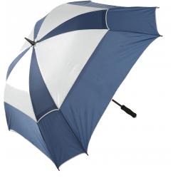 JuCad Windproof Golfschirm blausilber