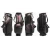 JuCad 3 in 1 Bag Pro Cart Dry Waterproof, schwarz/grau/pink