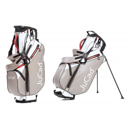 JuCad 3 in 1 Bag Pro Cart Dry Waterproof, weiß/grau/rot