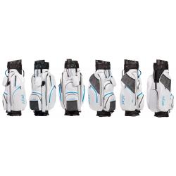 JuCad Cartbag Manager Waterstop weißblaugrau