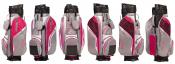 JuCad Cartbag Manager Waterstop, hellgrau/weiß/pink