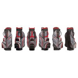 JuCad Cartbag Sportline schwarzgraurot