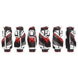 SALE JuCad Cartbag Quiet Line schwarzweißrot