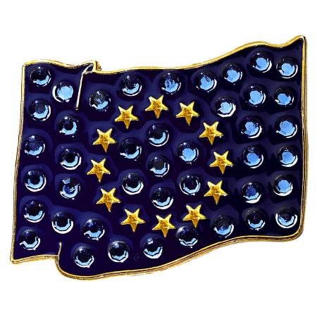 Navika Crystal Ballmarker &quote;European Flag&quote;