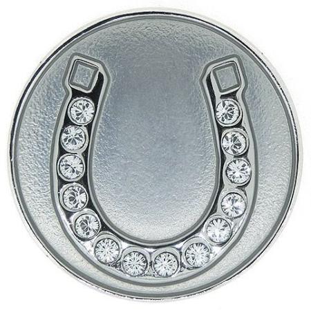 Navika Crystal Ballmarker &quote;Horseshoe&quote;, silber