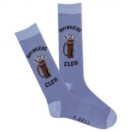 K. Bell Herren-Golfsocken Swingers Club