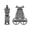 Bag Boy Slimfold 3-Rad Push Trolley, silber/schwarz