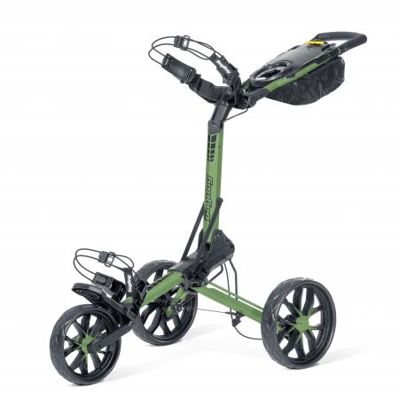 Bag Boy Slimfold 3-Rad Push Trolley, grün/schwarz