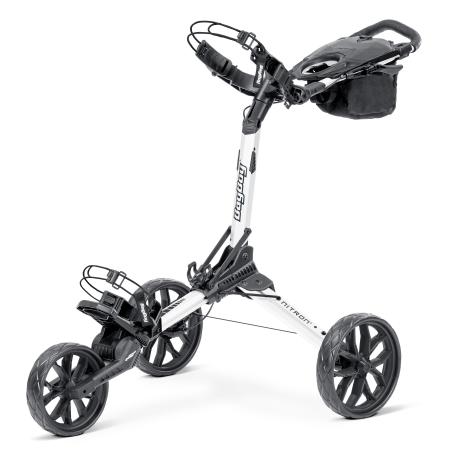 Bag Boy Nitron 3-Rad Push Trolley, weiß/schwarz