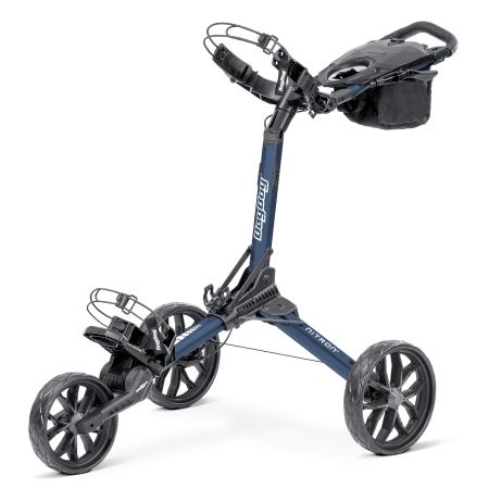 Bag Boy Nitron 3-Rad Push Trolley, navy/anthrazit