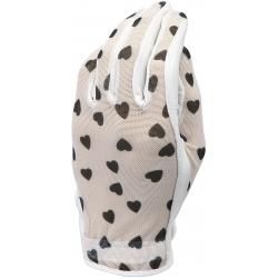Evertan Damen Sonnenhandschuh Black Hearts links für Rechtshänder M