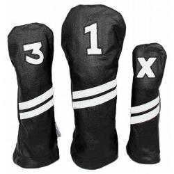 Sunfish Leder Headcover Ace schwarzweiß
