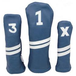 Sunfish Leder Headcover Ace blauweiß