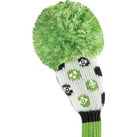 Bommel Sparkle Strick Headcover, grün, Hybriden Streifen