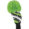 Bommel Sparkle Strick Headcover, grün, Hybriden Streifen