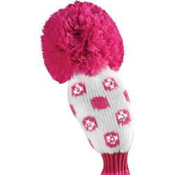 Bommel Sparkle Strick Headcover pink Hybriden Punkte