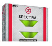 Zero Friction Spectra Golfbälle, 12er Karton, lime
