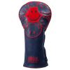 KraveGolf Stacked Smiley Originals Headcover, dunkelblau/rot, 3er Set