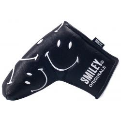 KraveGolf Classic Smiley Originals Blade Puttercover schwarzweiß