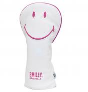 KraveGolf Classic Smiley Originals Headcover, weiß/pink