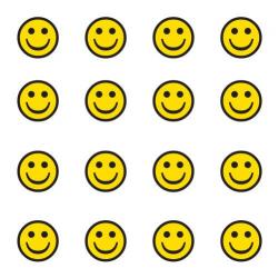 Golfdotz Golfballmarkierungen Smiley  Be Happy