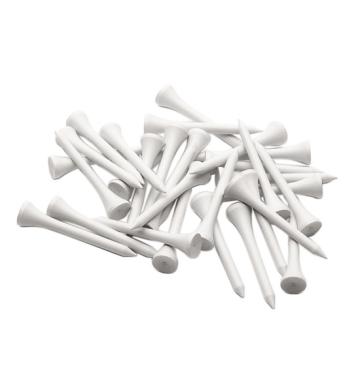 Silverline Holztees weiß, 100 Stück Silverline Holztees weiß, 100 Stück