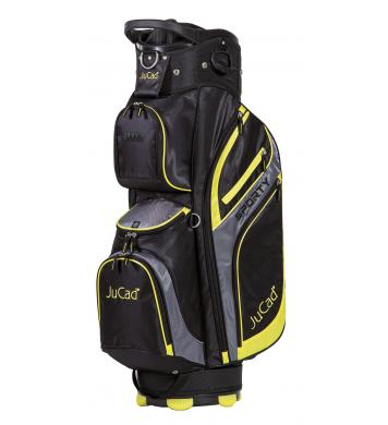 SALE JuCad Cartbag Sporty, schwarz/gelb
