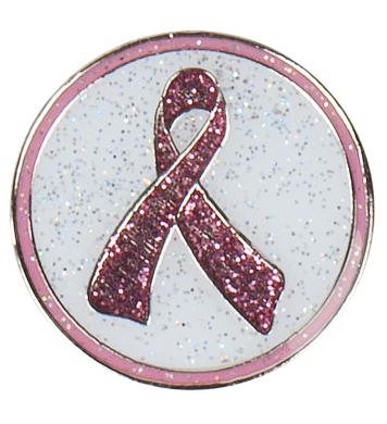 Navika Glitzy Ballmarker Pink Ribbon Navika Glitzy Ballmarker Pink Ribbon