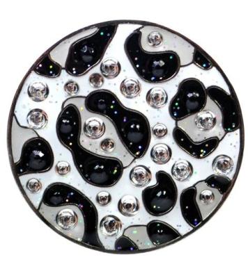 Navika Crystal Ballmarker Snow Leopard Print