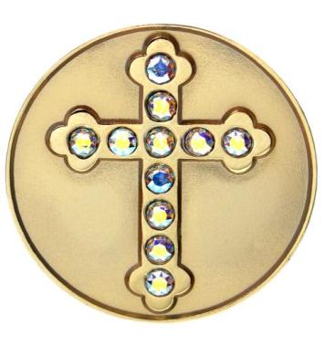 Navika Crystal Ballmarker Cross