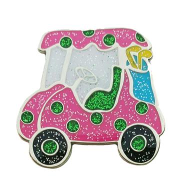 Navika Glitzy Ballmarker Pink Cart Navika Glitzy Ballmarker Pink Cart
