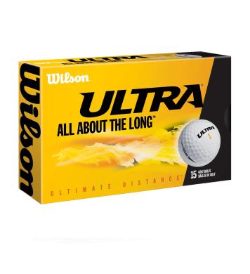 Wilson Staff Golfball Ultra Ultimate Distance, 15 Stück, weiß