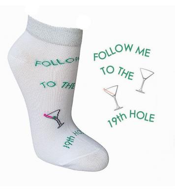 cbfmoda Damen-Golfsocken Follow me