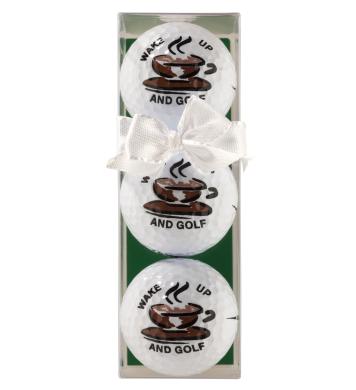 Golfball-Set Wake up and Golf