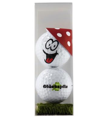 Golfball-Set Glückspilz