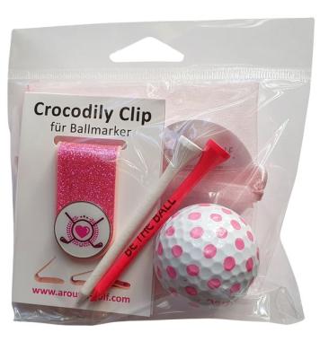 Crocodily Geschenk-Set 17 Pink Heart Clubs